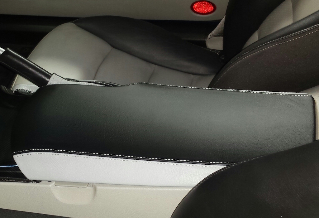 Chevrolet Corvette reupholstered armrest