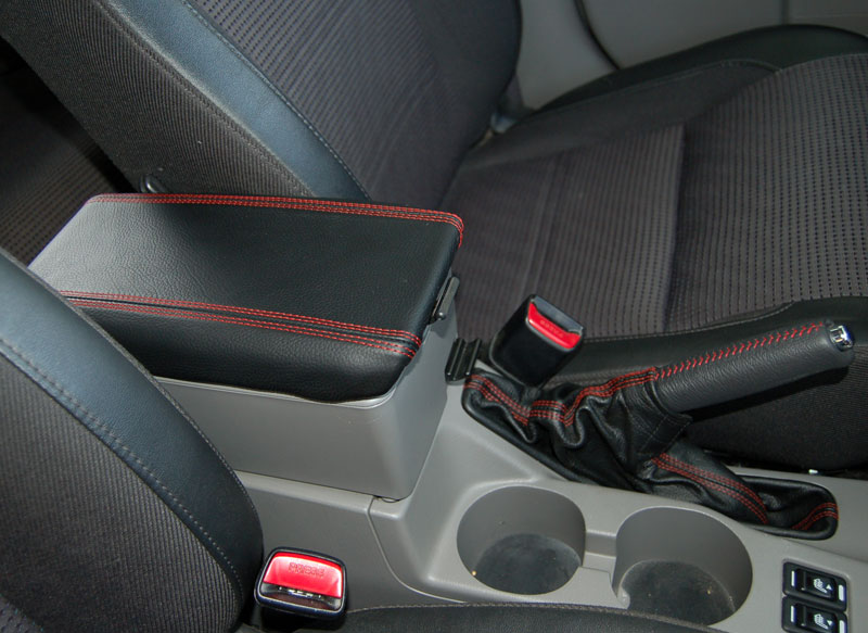 Black Leather-Black Thread RedlineGoods ebrake Boot Compatible with Subaru Outback 2005-09 