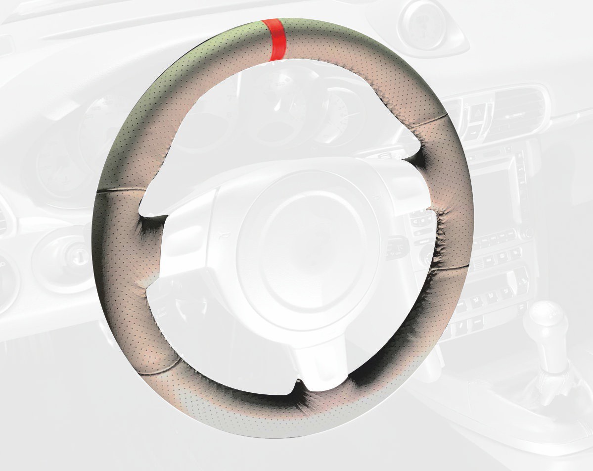2005-12 Porsche Boxster steering wheel cover - type 2