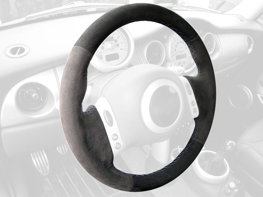 2001-06 MINI Cooper steering wheel cover - 2-spoke