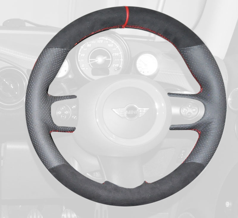 2001-06 MINI Cooper steering wheel cover - 3-spoke