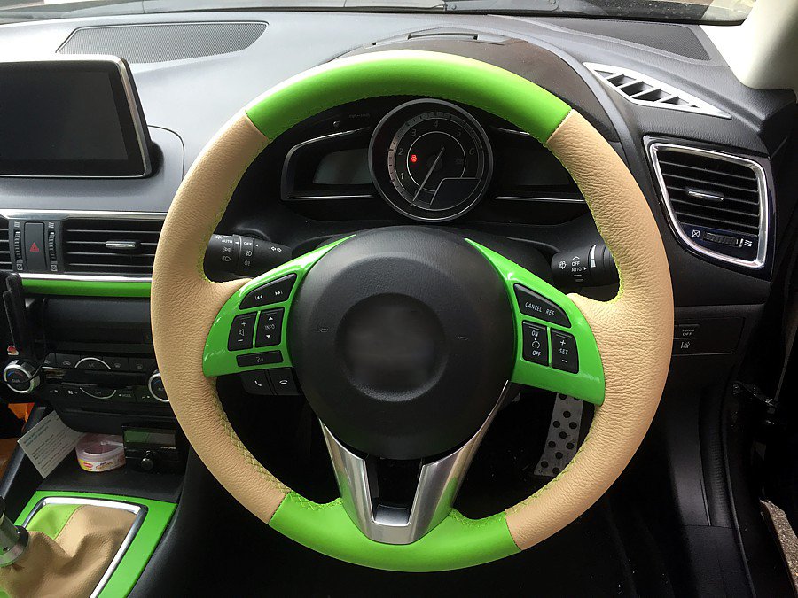 Mazda 3 Steering Wheel Wrap