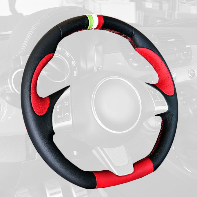 Fiat 500 Abarth 2008 20 steering wheel cover