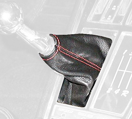 RedlineGoods Leather Shift Boot For Chevrolet Corvette C2 1963-1967 - Genuine Italian Tan Leather