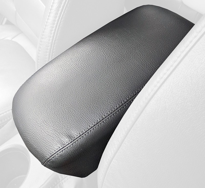 thumbnail image 2 of DIY Synthetic Leather Armrest Cover For Mazda 6 2014-2016 – Gray With Stitch 2 of 4
