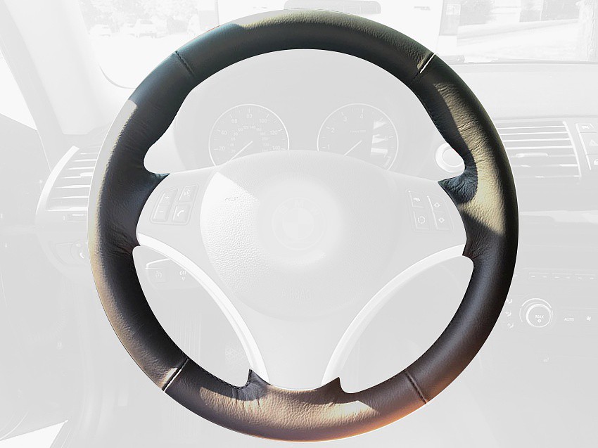 2008-15 BMW X1 steering wheel cover - Sport wheel
