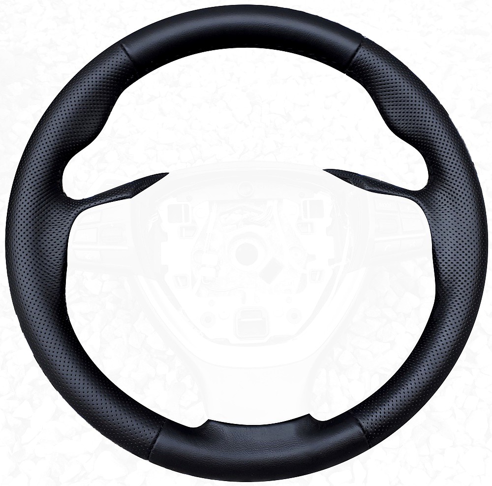 2011-17 BMW X3 steering wheel cover - v.1 (with factory thumb-grips)