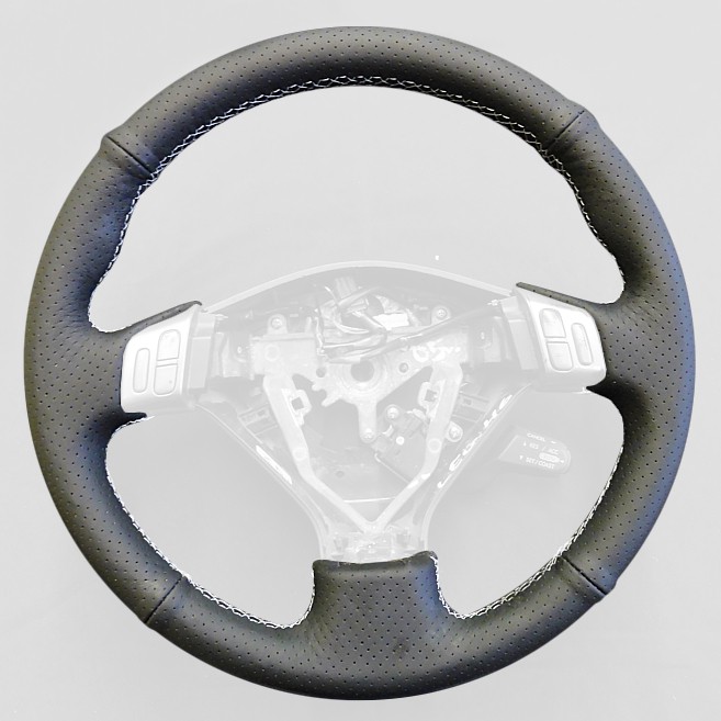 2005-09 Subaru Legacy steering wheel cover - 3-spoke Momo