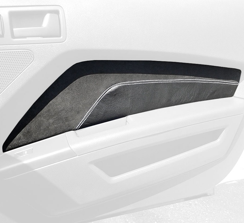 2010-14 Ford Mustang door insert covers - GT style v.1