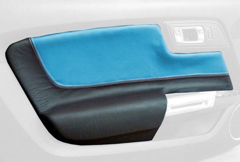 2015-23 Ford Mustang door insert/armrest covers plain