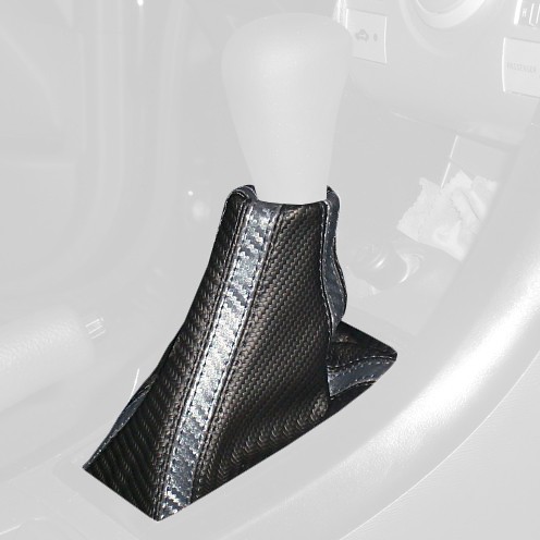 Black Perforated Leather-Red Thread RedlineGoods Shift Boot Compatible with Scion xB 2008-15 